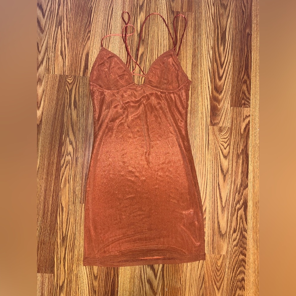 Motel  Tan Dress